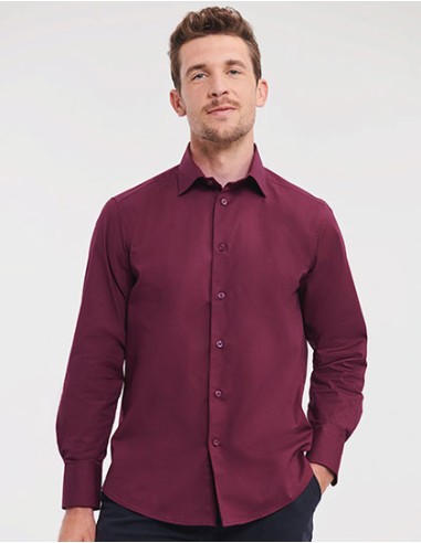 R-R-946M-0-Mens L/S Easy Care Fitted Shirt